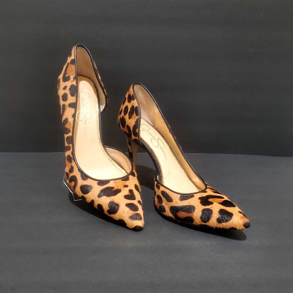 Jessica Simpson Leopard Print Heels